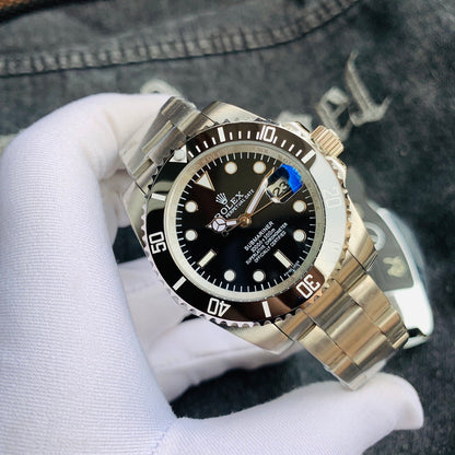 Premium Stainless Steel Mechanical Watch 3 Color Options Classic Sport Luxury Style