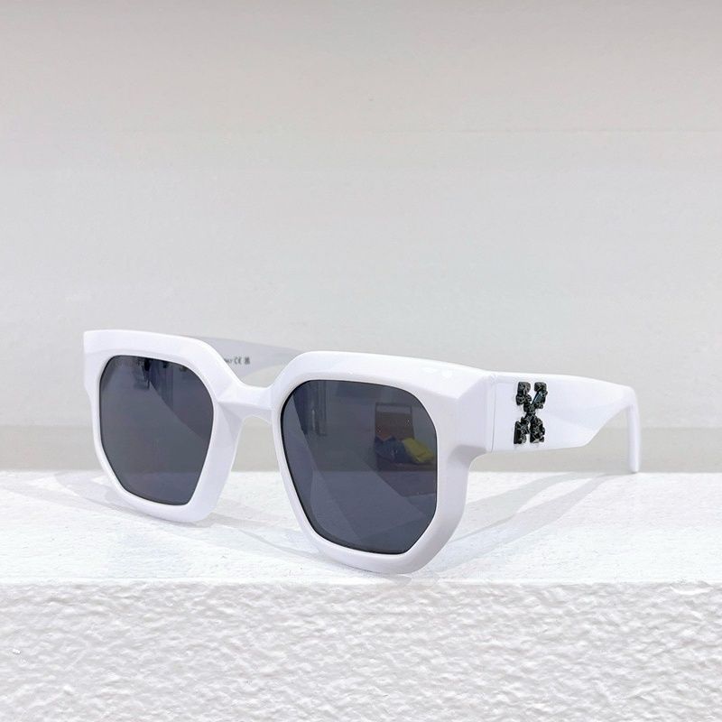 Quadratische Gestell Trendy Mode Sonnenbrille