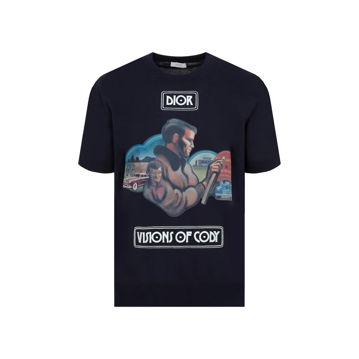 Bedrucktes Rundhals-T-Shirt