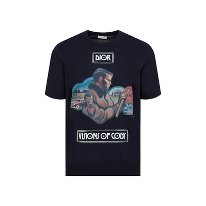 Bedrucktes Rundhals-T-Shirt
