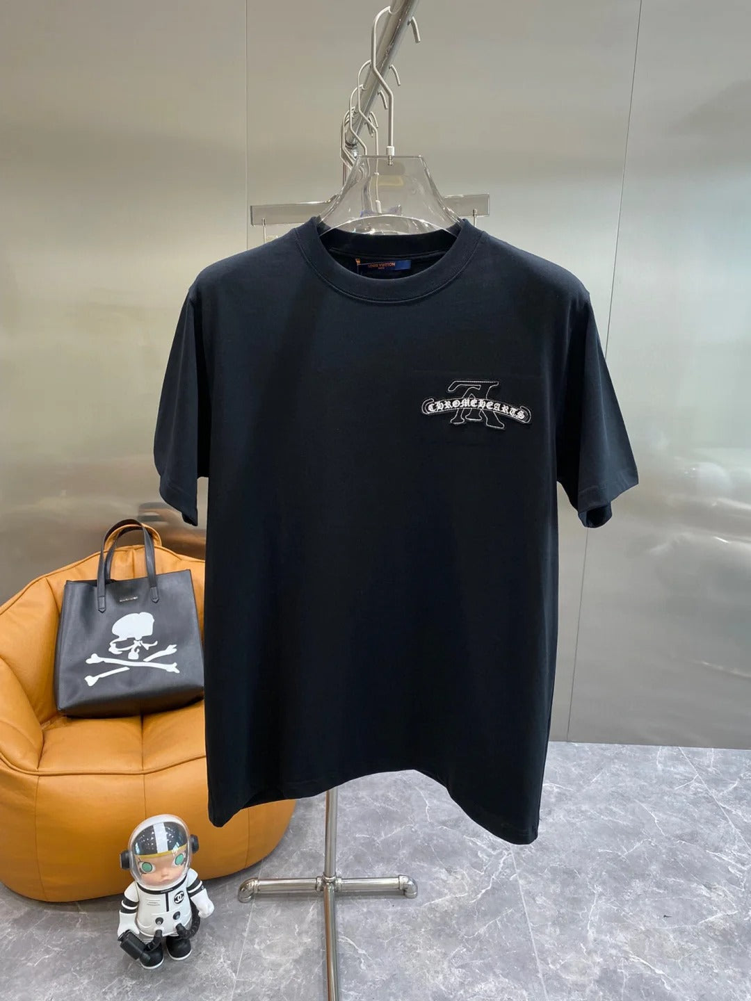0528 Doppelseitig bedrucktes Logo-T-Shirt