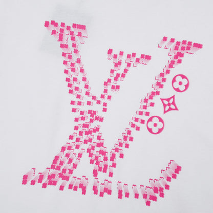 Pinkes T-Shirt mit klassischem Aufdruck