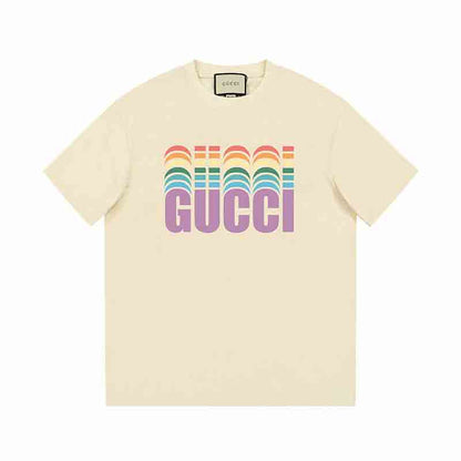 Regenbogen-Druck-T-Shirt