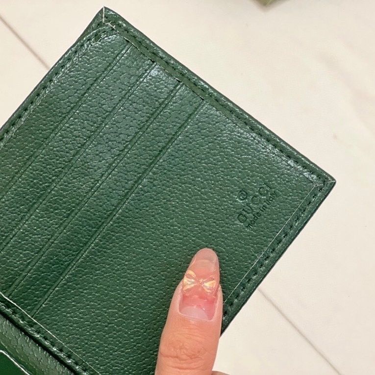 Green Monogram Leather Wallet