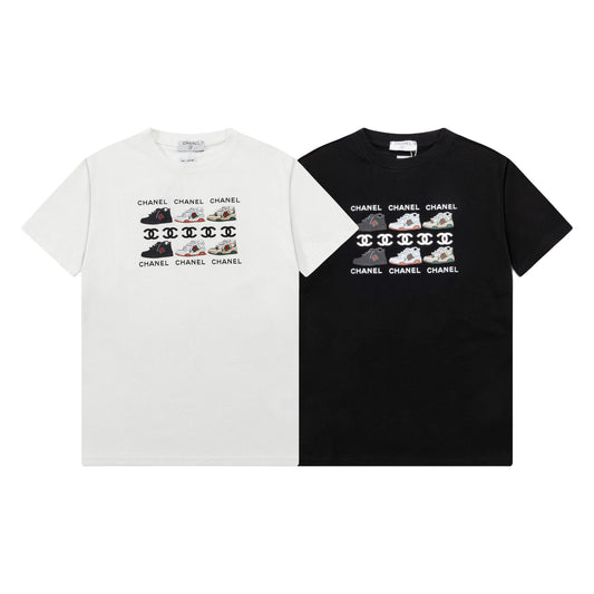 2025ss Neues Baumwoll-Kurzarm-T-Shirt