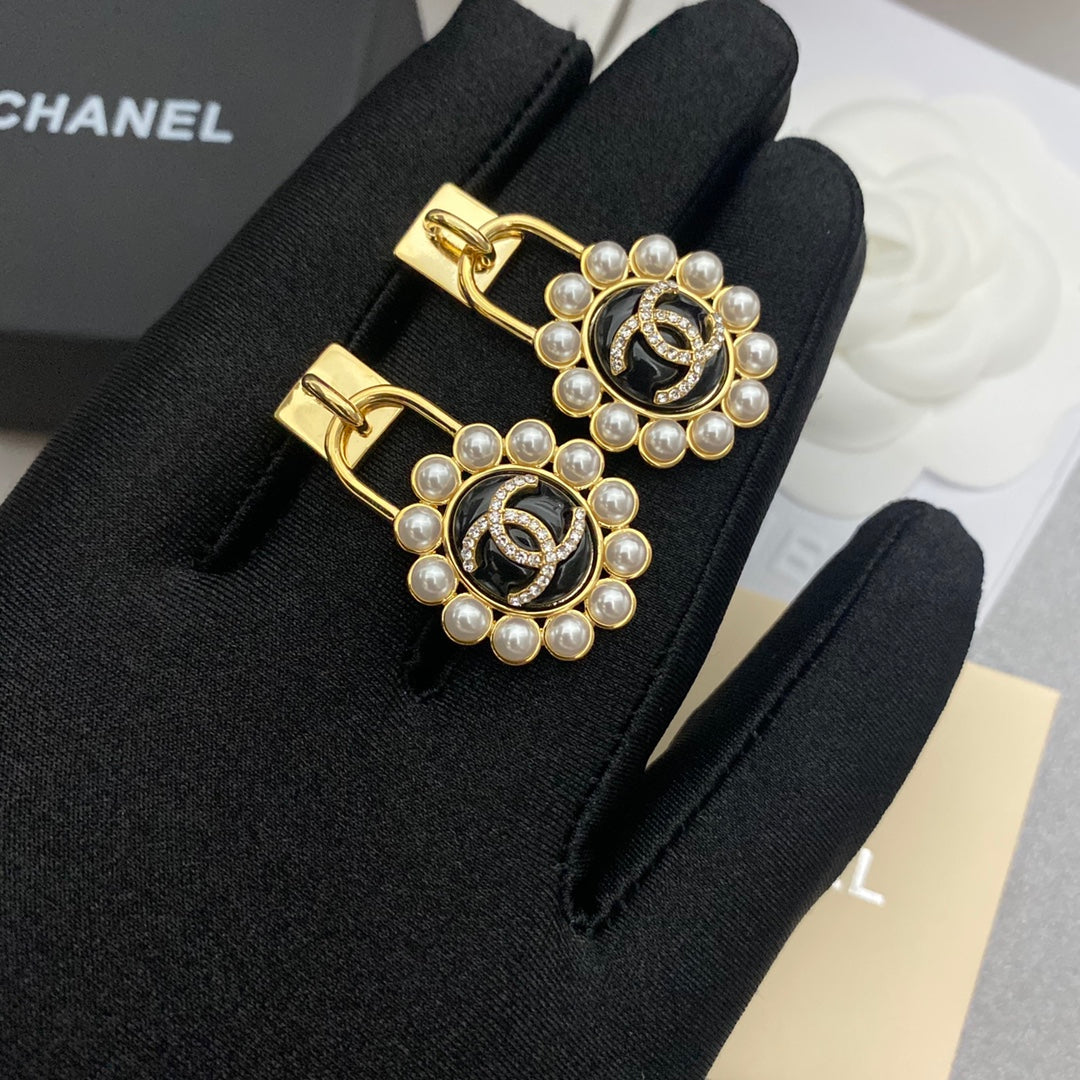 Vintage Perlenohrringe Premium 2C