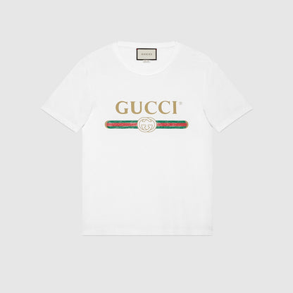Rot-grün gestreiftes T-Shirt