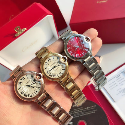 Steel Mechanical Watch 11 Style Options Crystal Marker Design Elegant Luxury Look