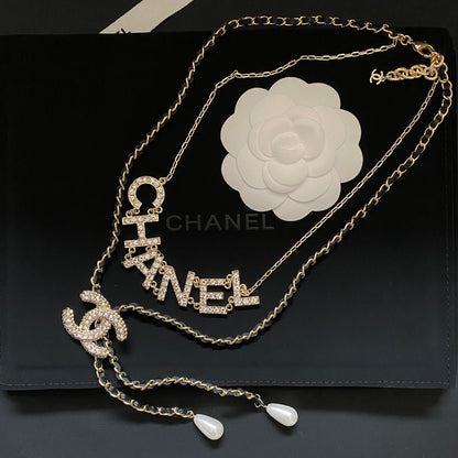 Mode-Diamant-Doppelkette