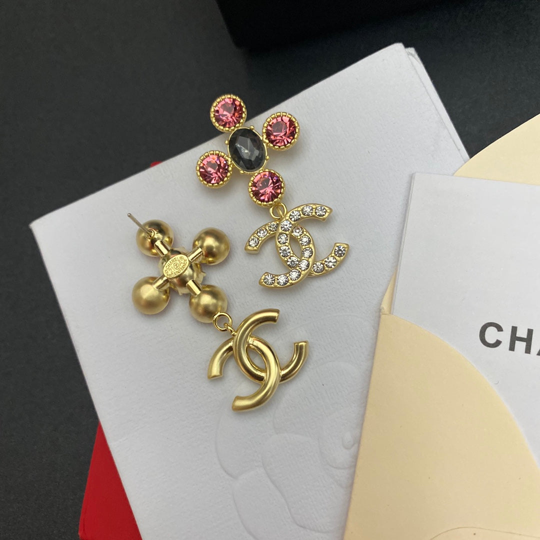 Elegante Diamant-Blumenohrringe