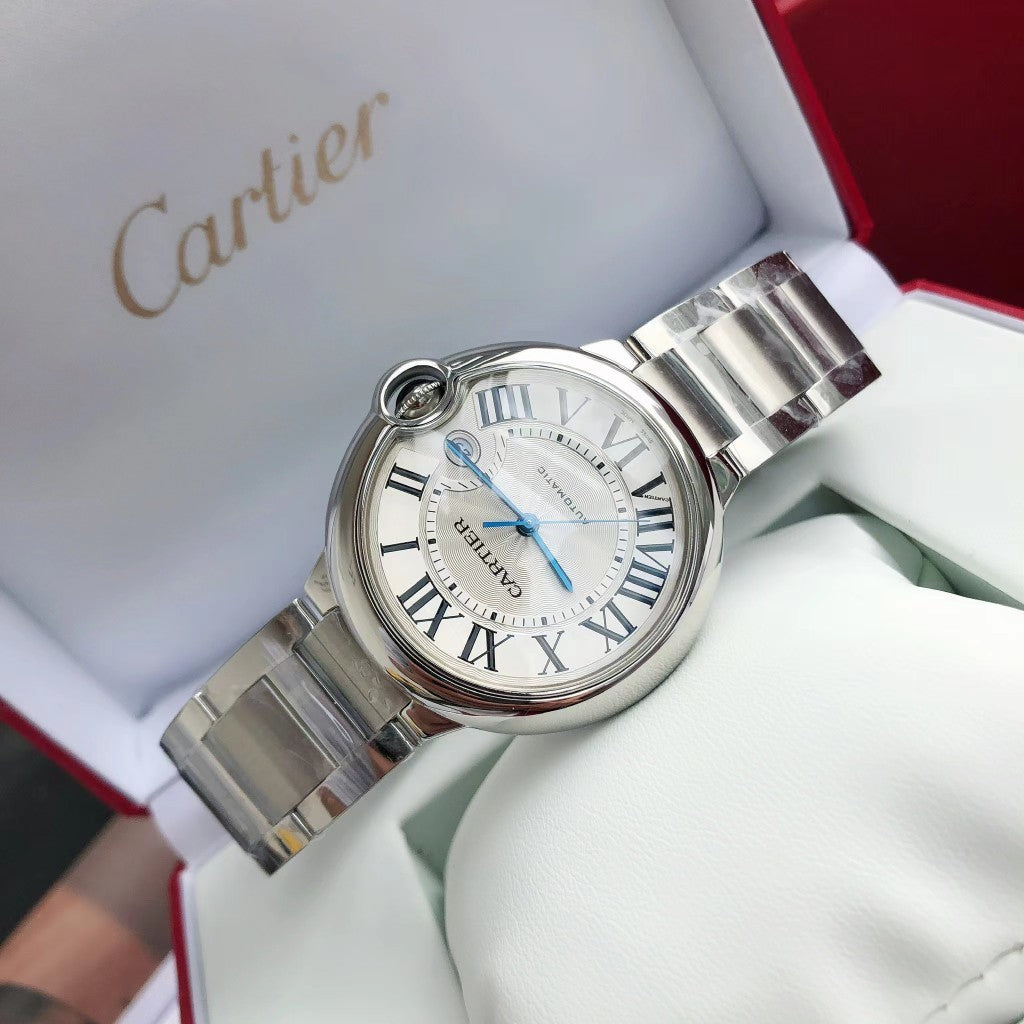 Premium Stainless Steel Mechanical Watch 12 Style Options Roman Numeral Design Classic Luxury Look