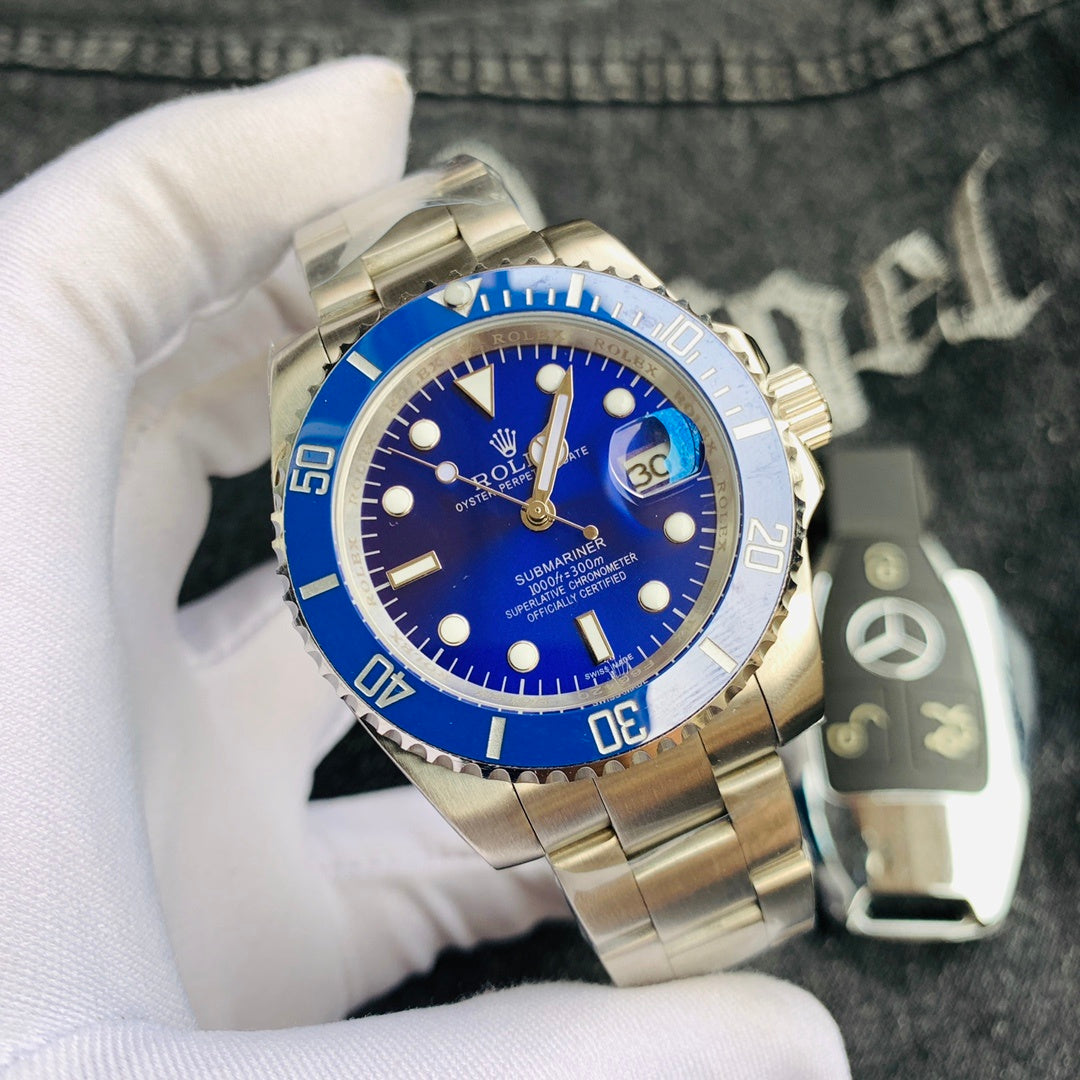 Premium Stainless Steel Mechanical Watch 3 Color Options Classic Sport Luxury Style