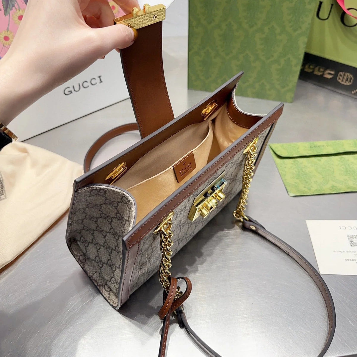 Padlock Small G Shoulder Bag