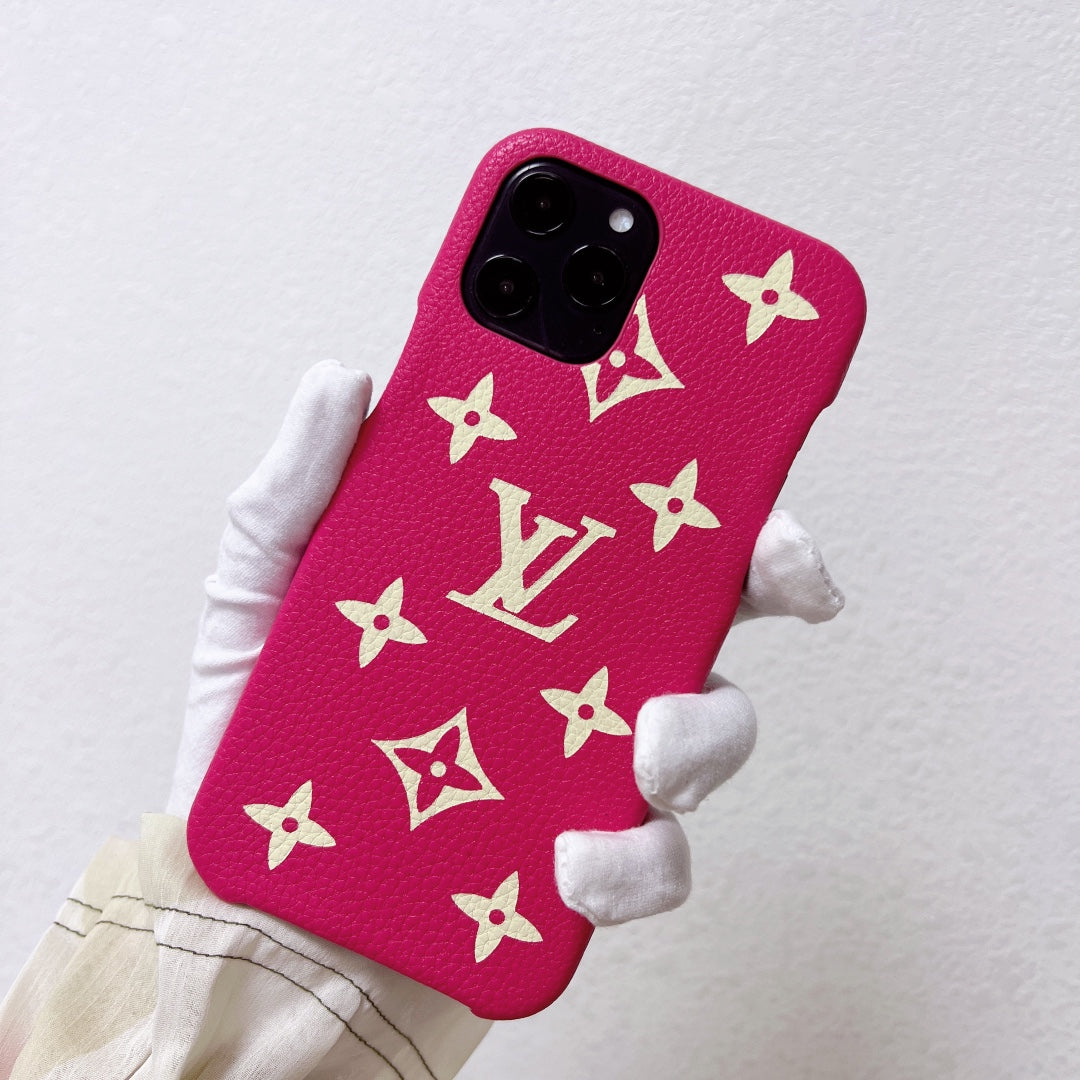 Fashion-Lederhülle mit Aufdruck