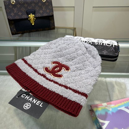 Verdickte Korallenfleece-Strickmütze