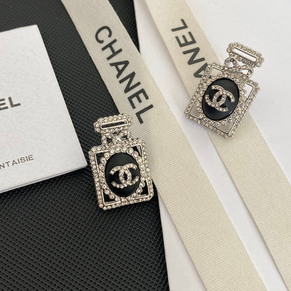 Ohrringe mit Diamantparfümflasche (Premium)