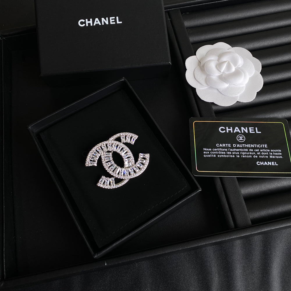 Temperament Kristall Diamant Brosche