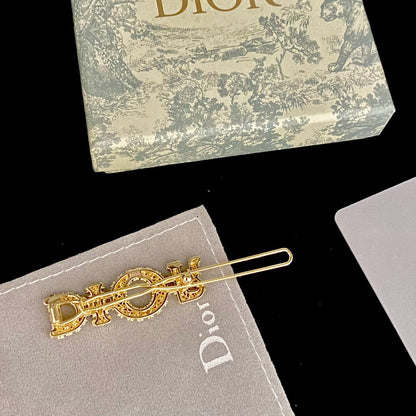 Haarspange mit Diamanten und Gold