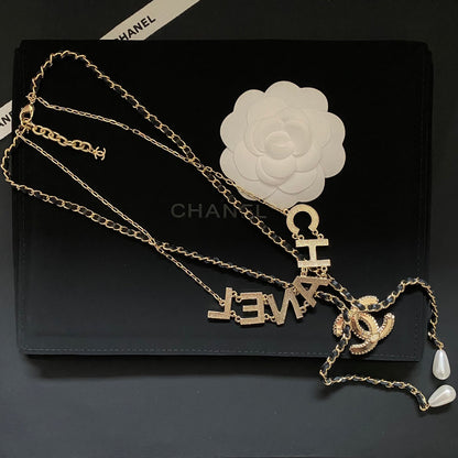 Mode-Diamant-Doppelkette