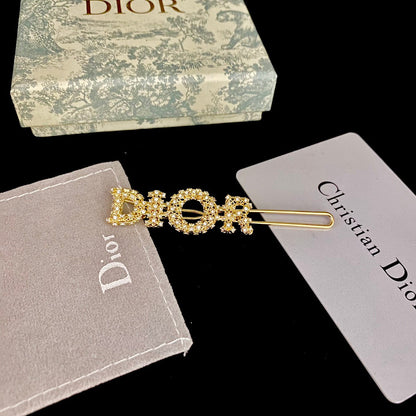 Haarspange mit Diamanten und Gold