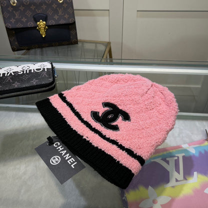 Verdickte Korallenfleece-Strickmütze