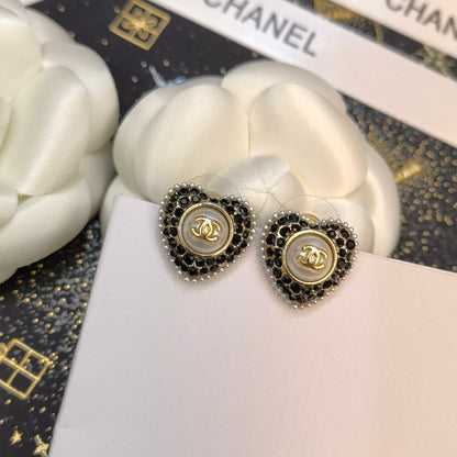 Vintage Diamant Herzohrstecker