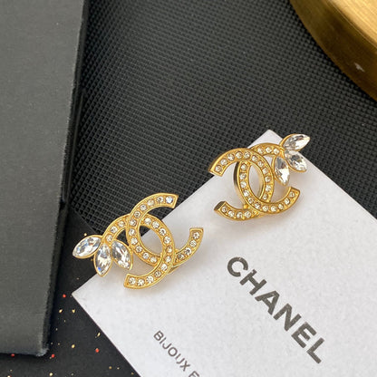 Wasserdrop Diamond Logo Ohrstecker