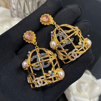 Retor Gold Vogelkäfig-Ohrstecker