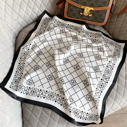 Eleganter Rhombus Quadrat Seidenschal