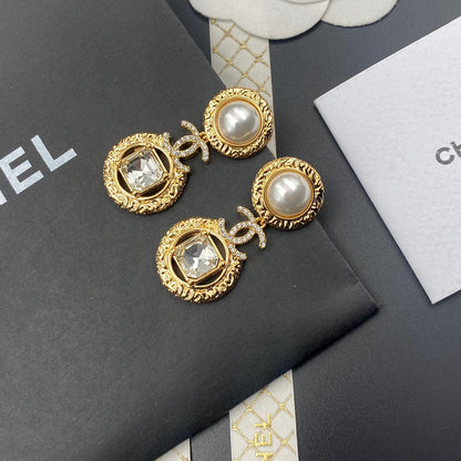 Elegante Kristall-Diamant-Ohrhänger