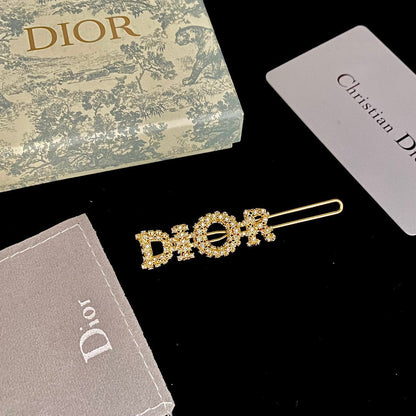 Haarspange mit Diamanten und Gold