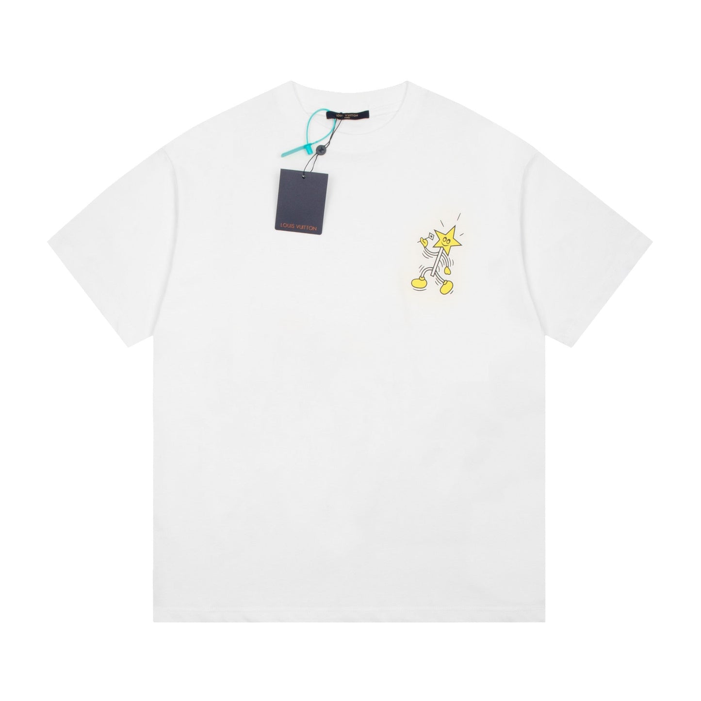 Helles T-Shirt mit Aufdruck