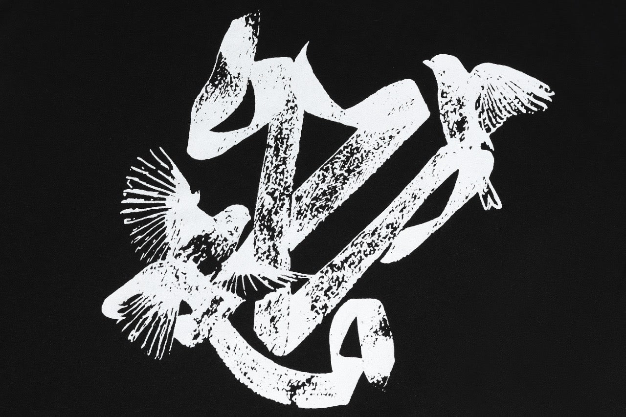 T-Shirt mit Vogelmotiv