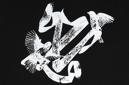 T-Shirt mit Vogelmotiv