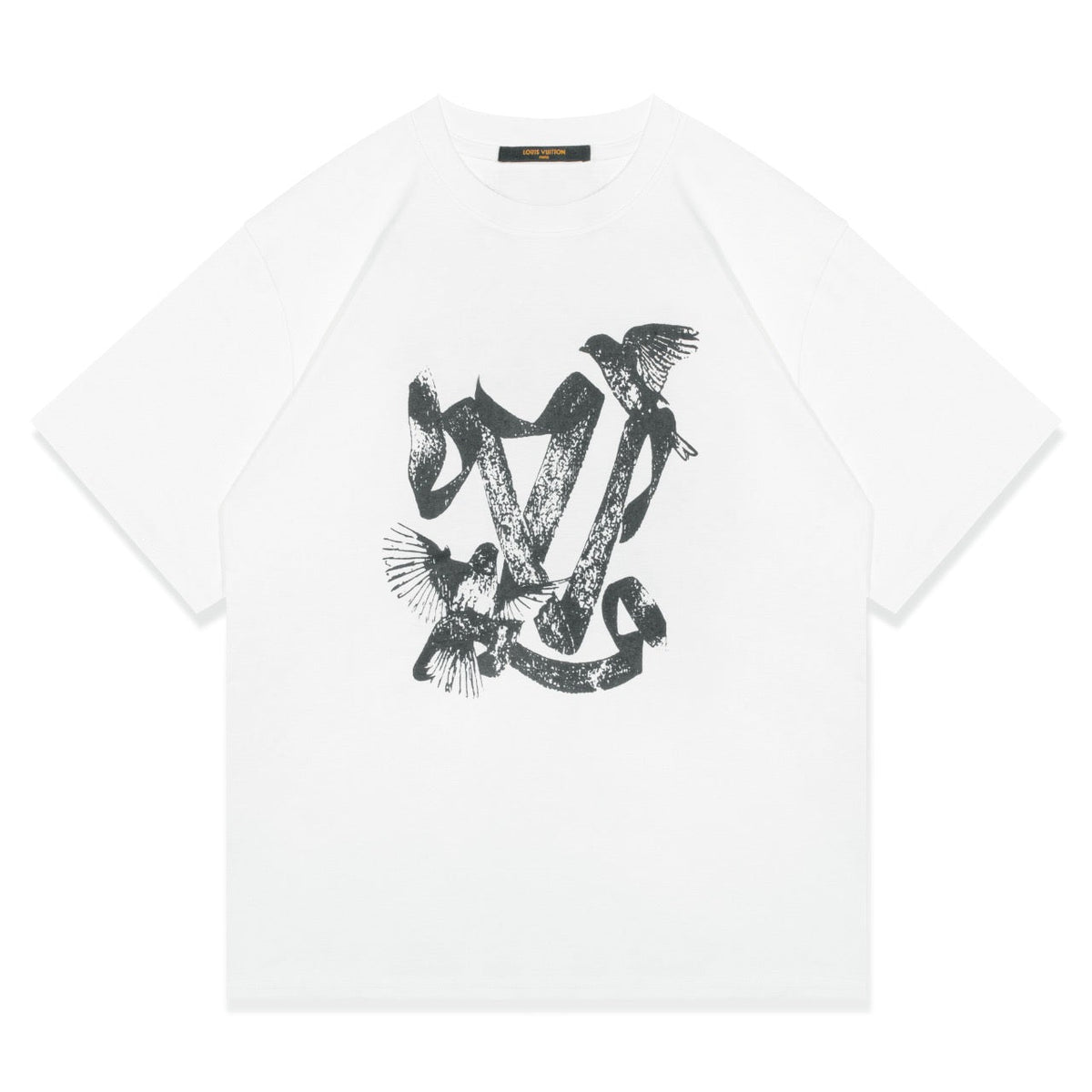 T-Shirt mit Vogelmotiv