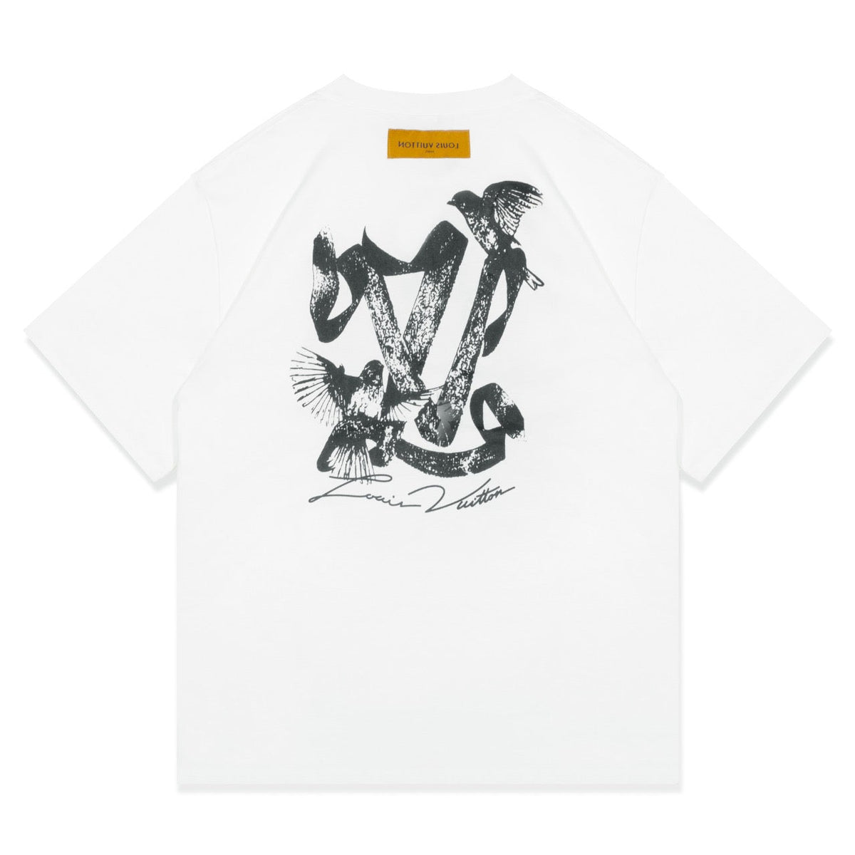 T-Shirt mit Vogelmotiv