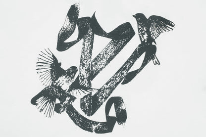 T-Shirt mit Vogelmotiv