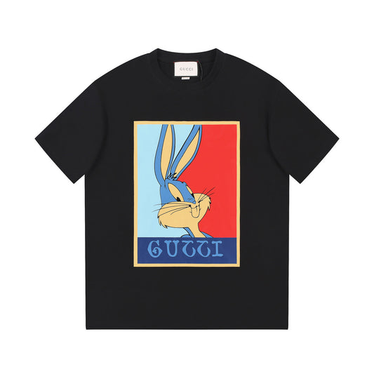 T-Shirt mit Häschen-Print