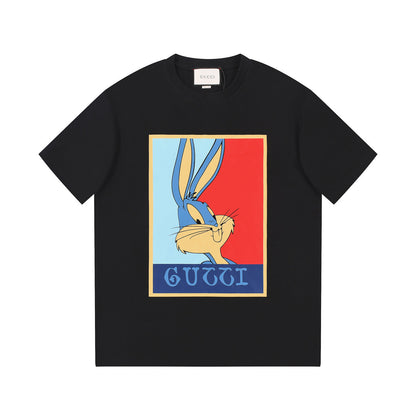 T-Shirt mit Häschen-Print