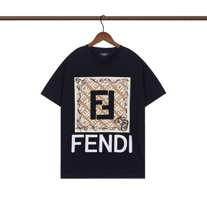 Einfaches T-Shirt mit Buchstaben-Print F