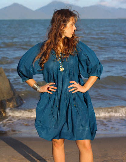 Hawa Short Dress in Kohinoor – gefüttert