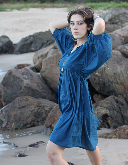 Hawa Short Dress in Kohinoor – gefüttert