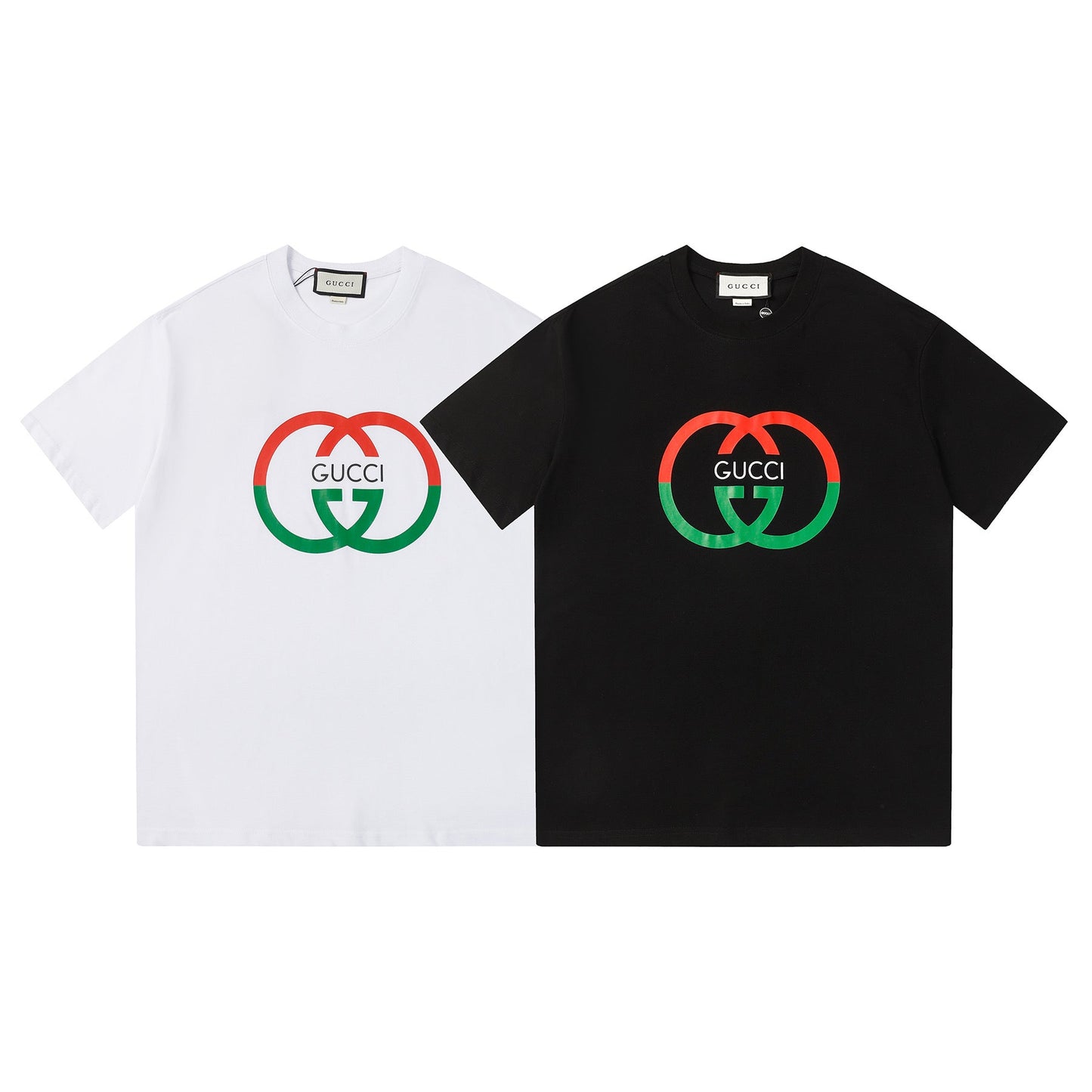 T-Shirt mit doppeltem Kreisdruck