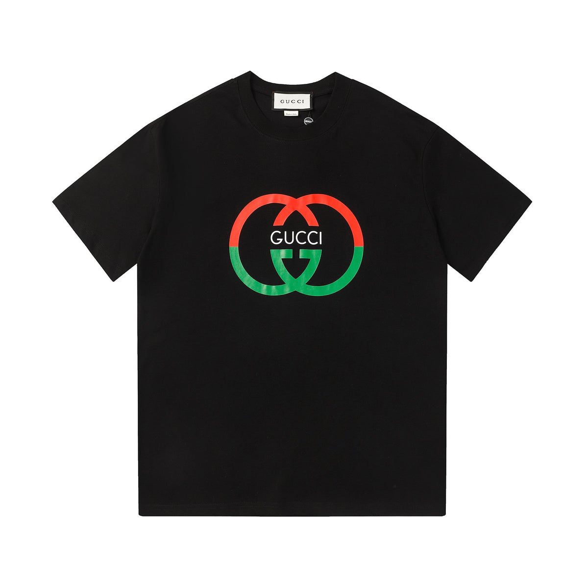 T-Shirt mit doppeltem Kreisdruck