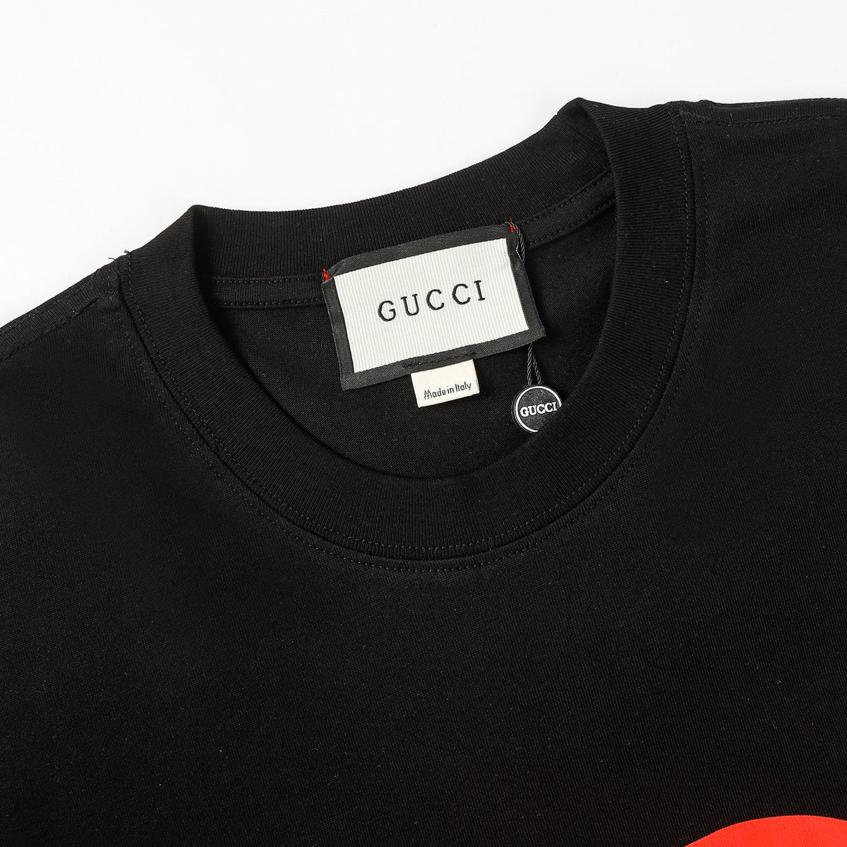 T-Shirt mit doppeltem Kreisdruck