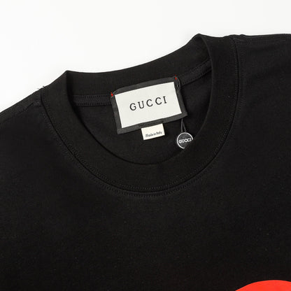 T-Shirt mit doppeltem Kreisdruck