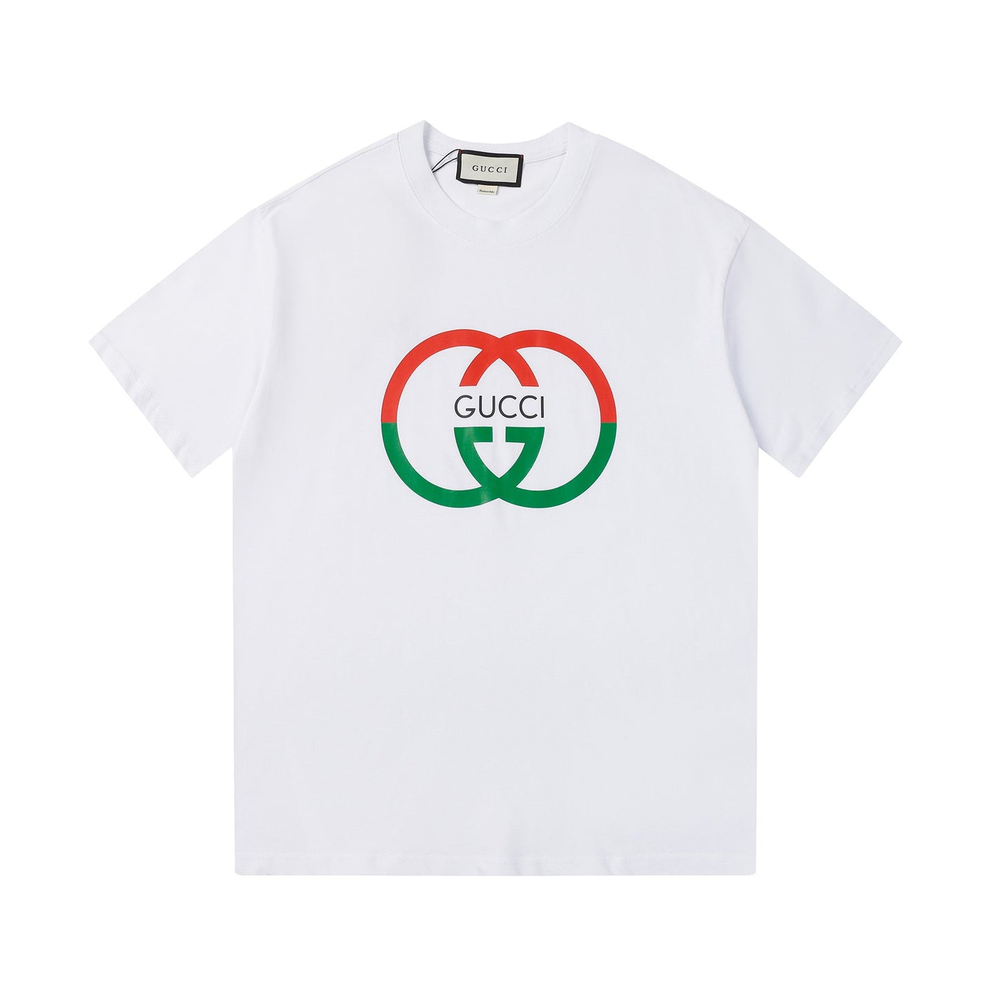 T-Shirt mit doppeltem Kreisdruck