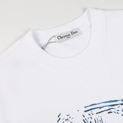 Vintage-D-Print-T-Shirt