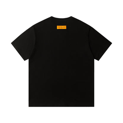 Regenbogen-Bonbon-Print T-Shirt