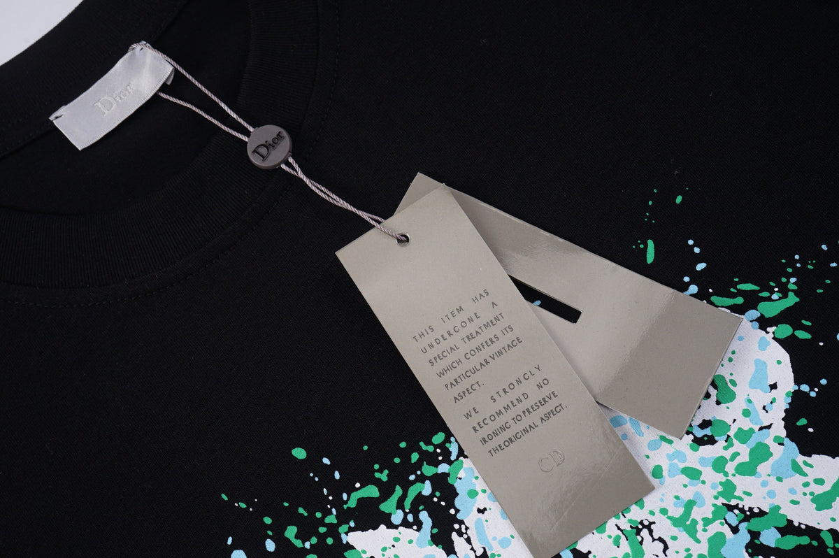 Lnk-Splash Print T-Shirt